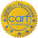 CARF International accreditation seal
