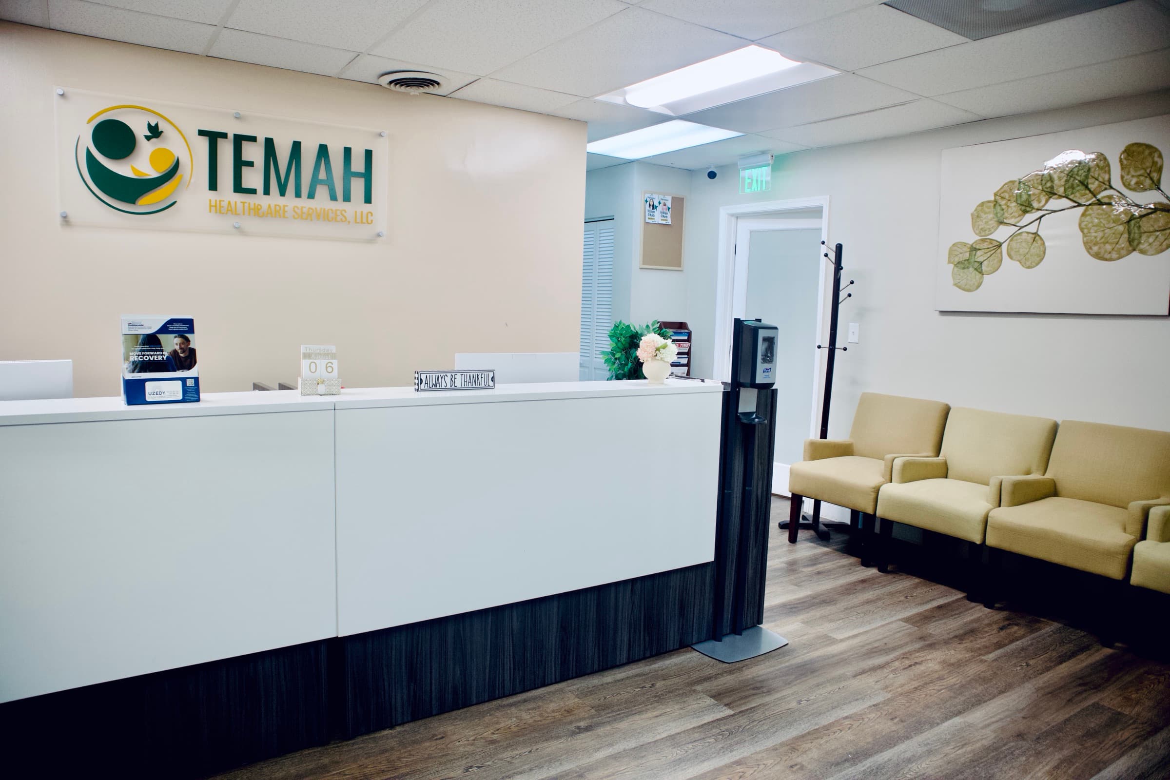 Reception at the Temah practice in Cockeysville